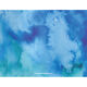 Blue Watercolor Folded Thank You Note Cards Image 2 of 3
